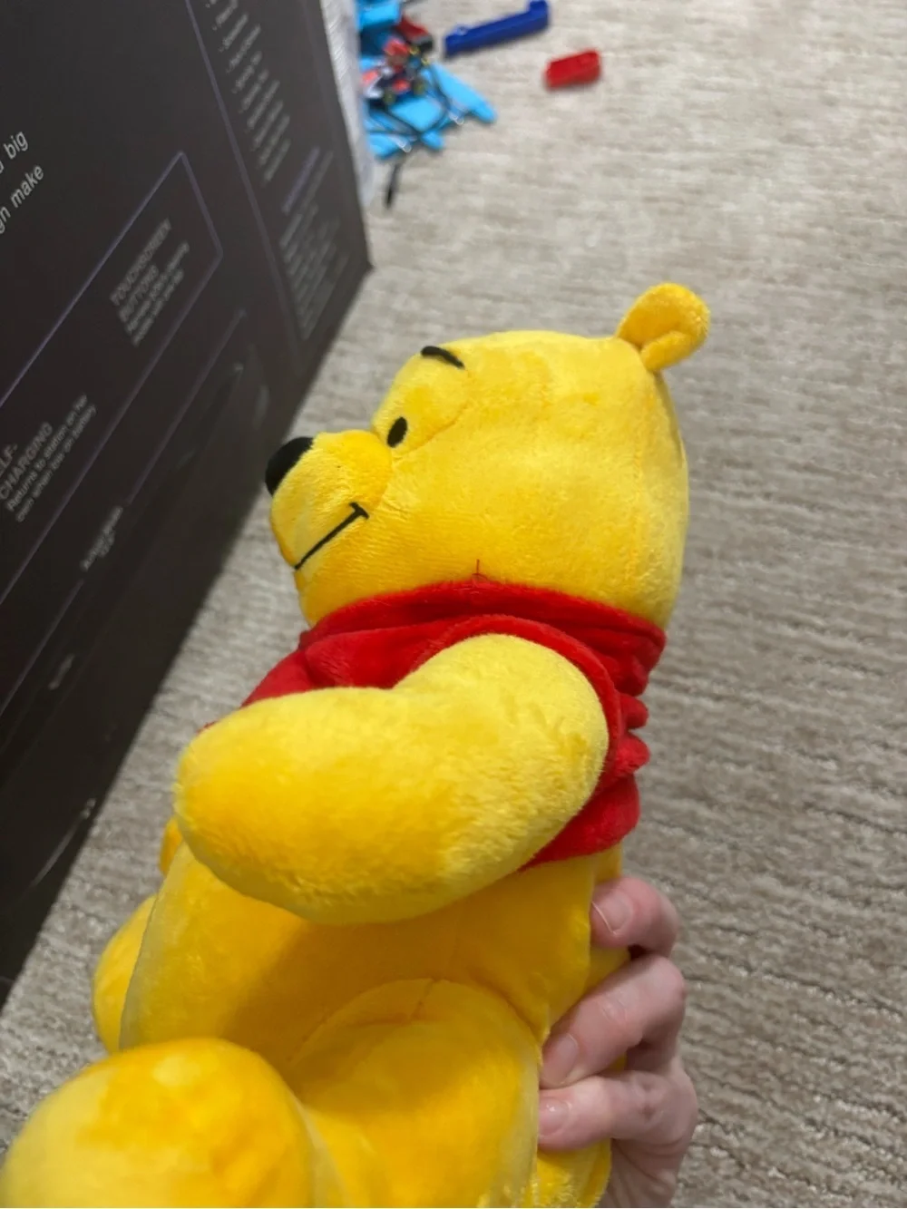 Classic Winnie the Pooh Yellow Plush Toy with Red Shirt